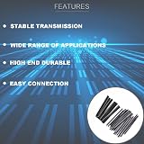 Youmile 60pcs 2.54mm Pin Header Male Female 40Pin Single Row Breakaway PCB Kit view 6