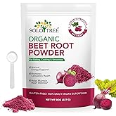 Beet Root Powder - Beetroot Powder Drink Mix for Smoothies, Baking & Juice, Natural Energy Boost, Cold Pressed, Water Soluble (1)