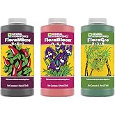 General Hydroponics FloraSeries Advanced Nutrient Fertilizer System, 3-Part Bundle with FloraMicro, FloraBloom and FloraGro, 16 oz.