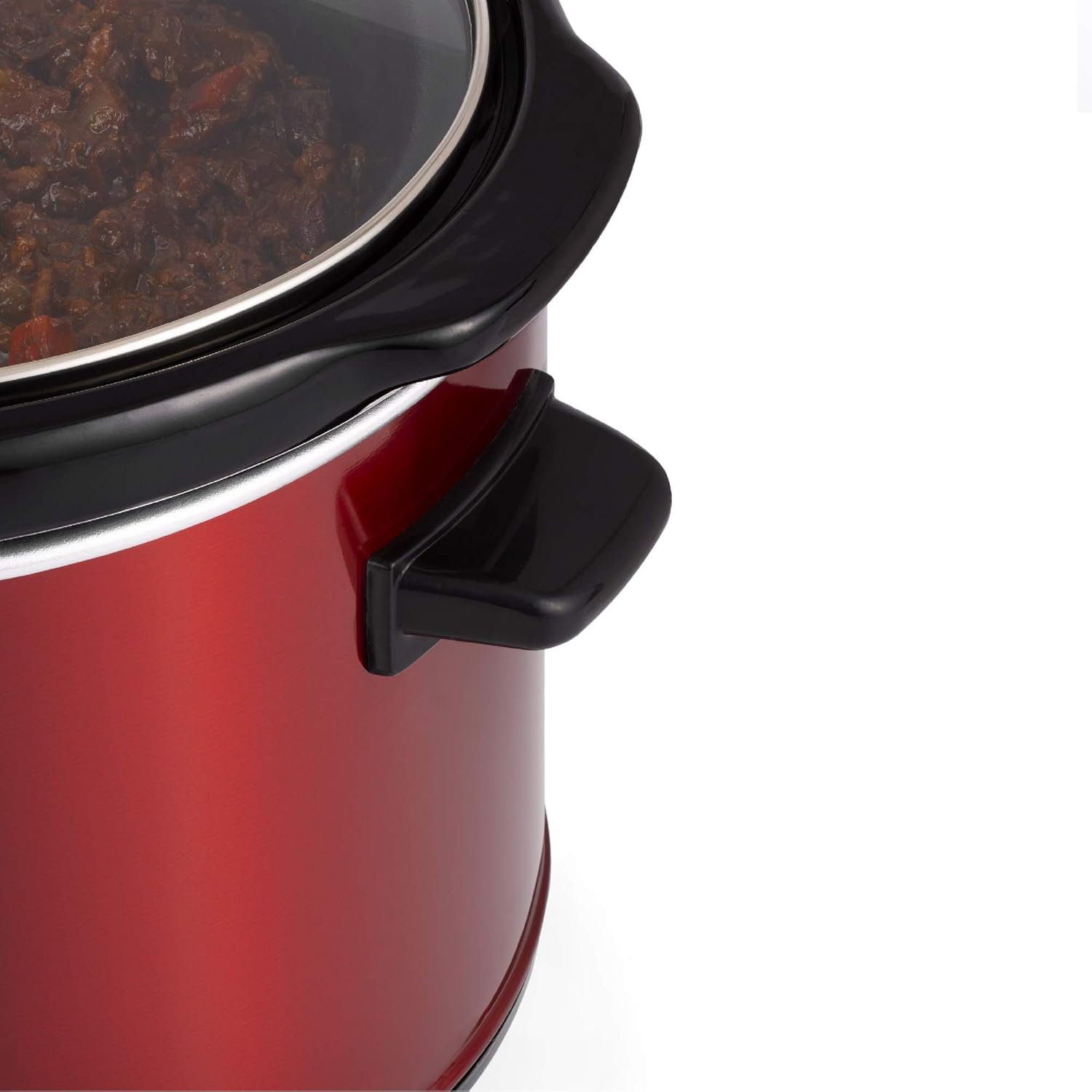 Andrew James Slow Cooker Hoekje 8 Liter Hardglazen Deksel En Afneembare Keramische Binnenpan Ideaal Voor Het Koken Van Maximaal 25 Middelgrote Porties 3 Temperatuurinstellingen Rood 380 W Amazon Nl