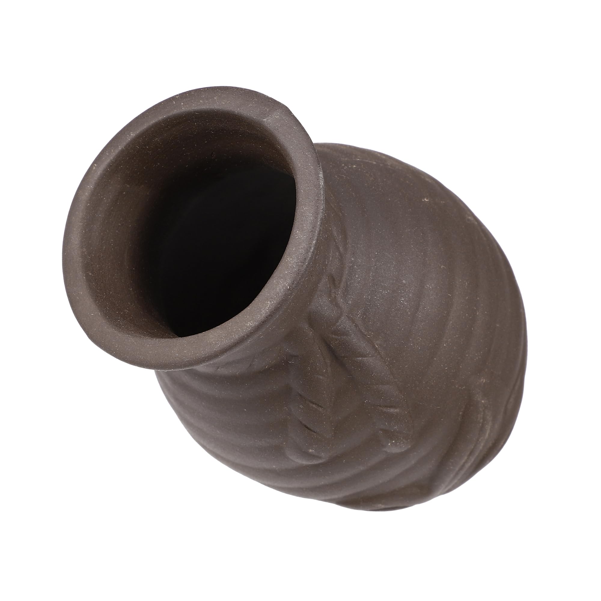 CAPASTEC Aquarium Hideaway Rock Cave, Resin Fish Tank Decoration Stone for Aquatic Pets to Breed Plays Rest, 3.15x2.76x2.56 Inch (Brown)