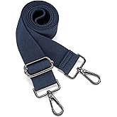 S&loyoe Thickened Solid Color Purse Straps Replacement Crossbody Bag Strap Adjustable Wide Guitar Straps for Handbags 1.5inch