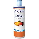 Aqueon Fish Tank Water Conditioner Bottle, 16 Oz | Water conditioner for aquarium tank, neutralizes chlorine and chloramines in tap water; dosage cap included