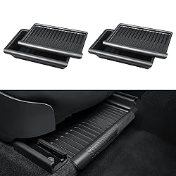 KUNIST 2PCS Under Seat Storage Box for Tesla Model