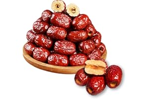 KachiKachi Jujube Dates Pitted-1.1lb/500g/, Big | Sweet | Dried Jujube Fruit Chinese Red Dates, Dried Pitted Date for Cooking//Drinking/Baking/Soup/Home Decor (Standard Bag-500g)
