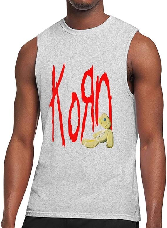 Amazon Co Jp タンクトップ メンズ Korn ノースリーブ Tシャツ 吸汗通気 フィットネス カジュアル インナーベスト スポーツ 服 ファッション小物