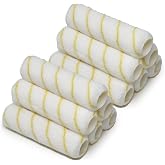 Allgala Paint Roller Covers, 12-Pack 9 Inch Shedless Paint Roller Covers 1/2 Inch Nap, Covers for Paint Roller Frame and Paint Roller Kit
