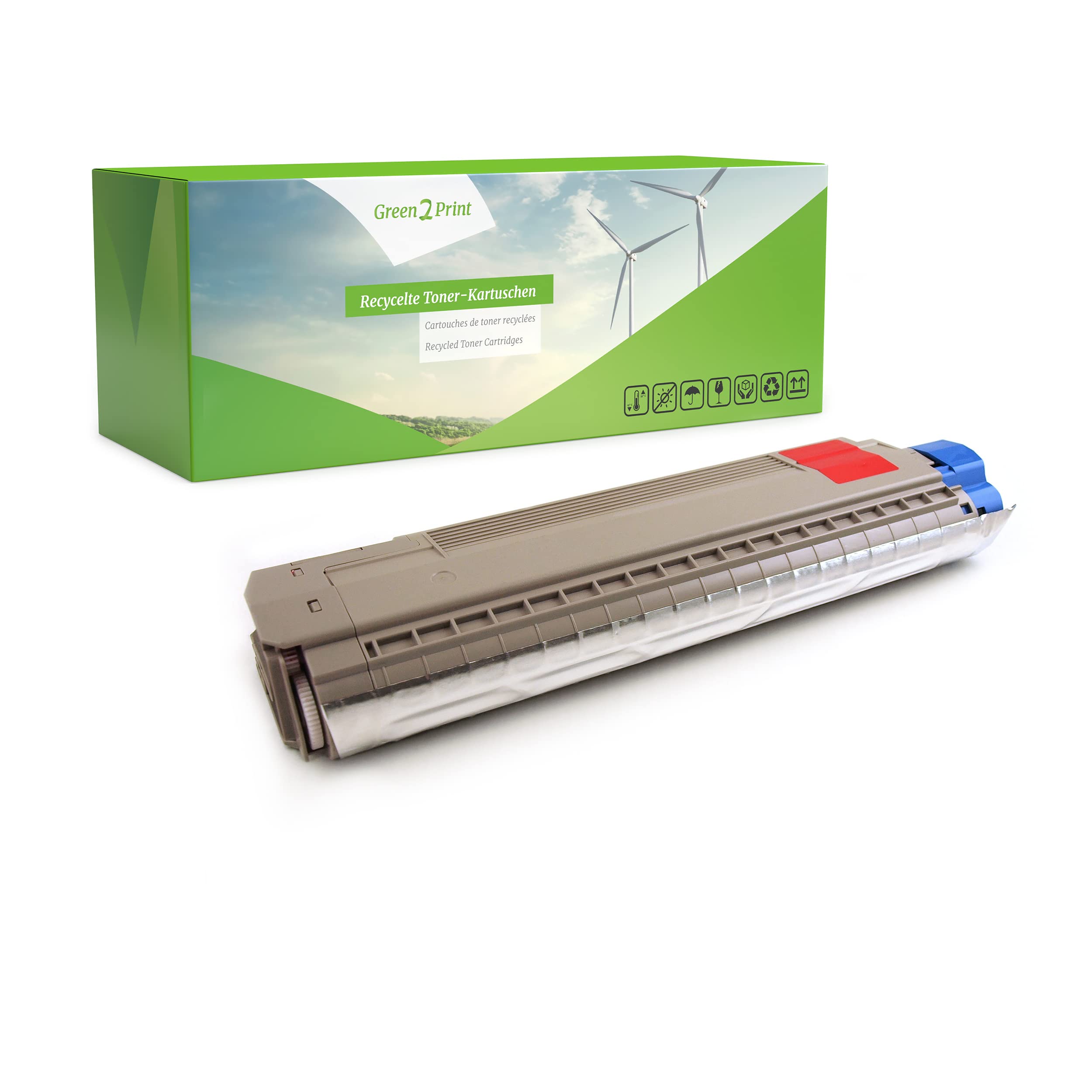 Green2Print Toner magenta 7000 pages replaces OKI 44059126 Toner cartridge for OKI ES8430DN, ES8430