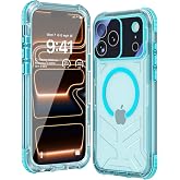 WIFORT for iPhone 17 Pro Max Waterproof Case, [Fit for Magsafe] with Sapphire Lens &amp; Screen Protector, IP68 Full Body 15FT Military Shockproof, Magnetic Frosted Phone Cover with Lanyard, 6.9" Teal