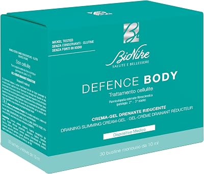Bionike Defence Body Drenante Riducente Gel Cream 30x10ml Single Dose Sachets