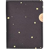 Snogisa Passport Cover for Kids, Women and Men,Travel Documents Organizer Protecto,Travel Passport Holder,Passport Holder Cover Travel Wallet (space)