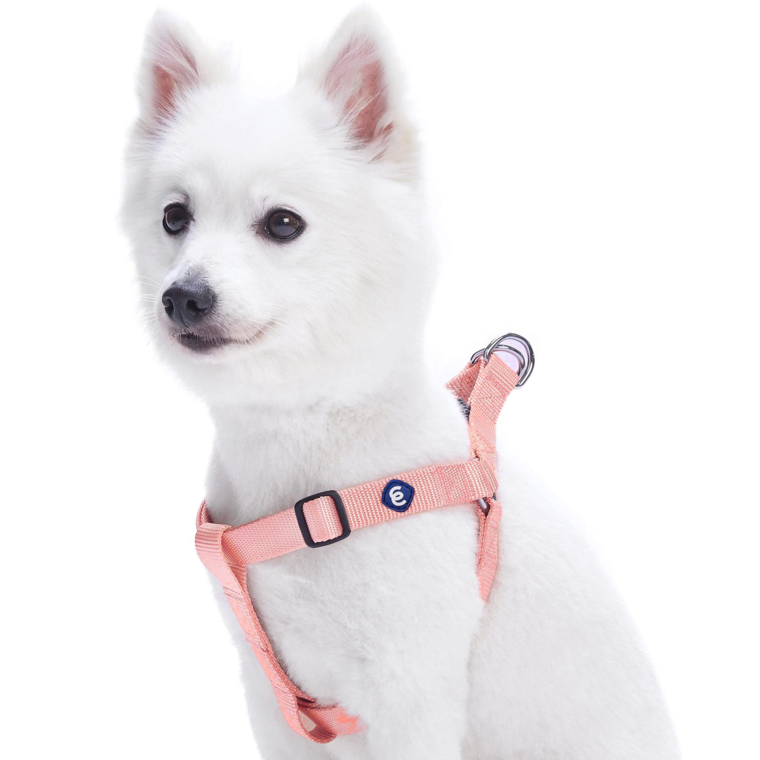 Blueberry Pet Step-in Classic Dog Harness, Chest Girth 51cm-66cm, Baby Pink, Medium, Adjustable Harnesses for Dogs