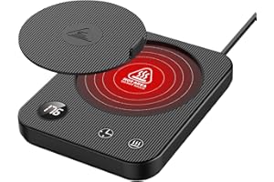 Mug Warmer, Coffee Mug Warmer with 3-Temp Settings, Coffee Warmer with 2-12H Timer, Coffee Cup Warmer with Auto Shut Off, Mug