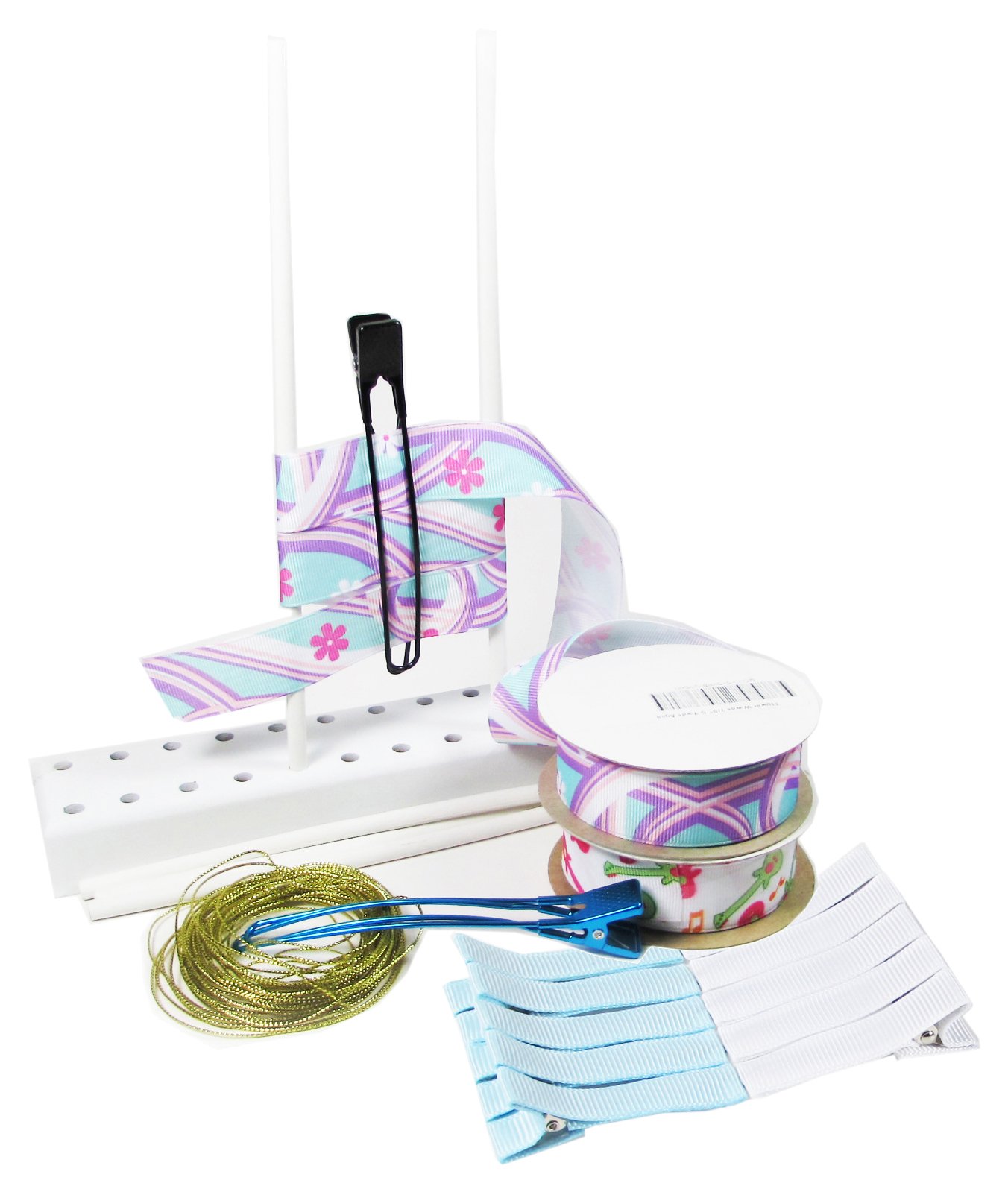 HipGirl Boutique DIY KitHair Bow Maker with 10yd 7/8" Grosgrain