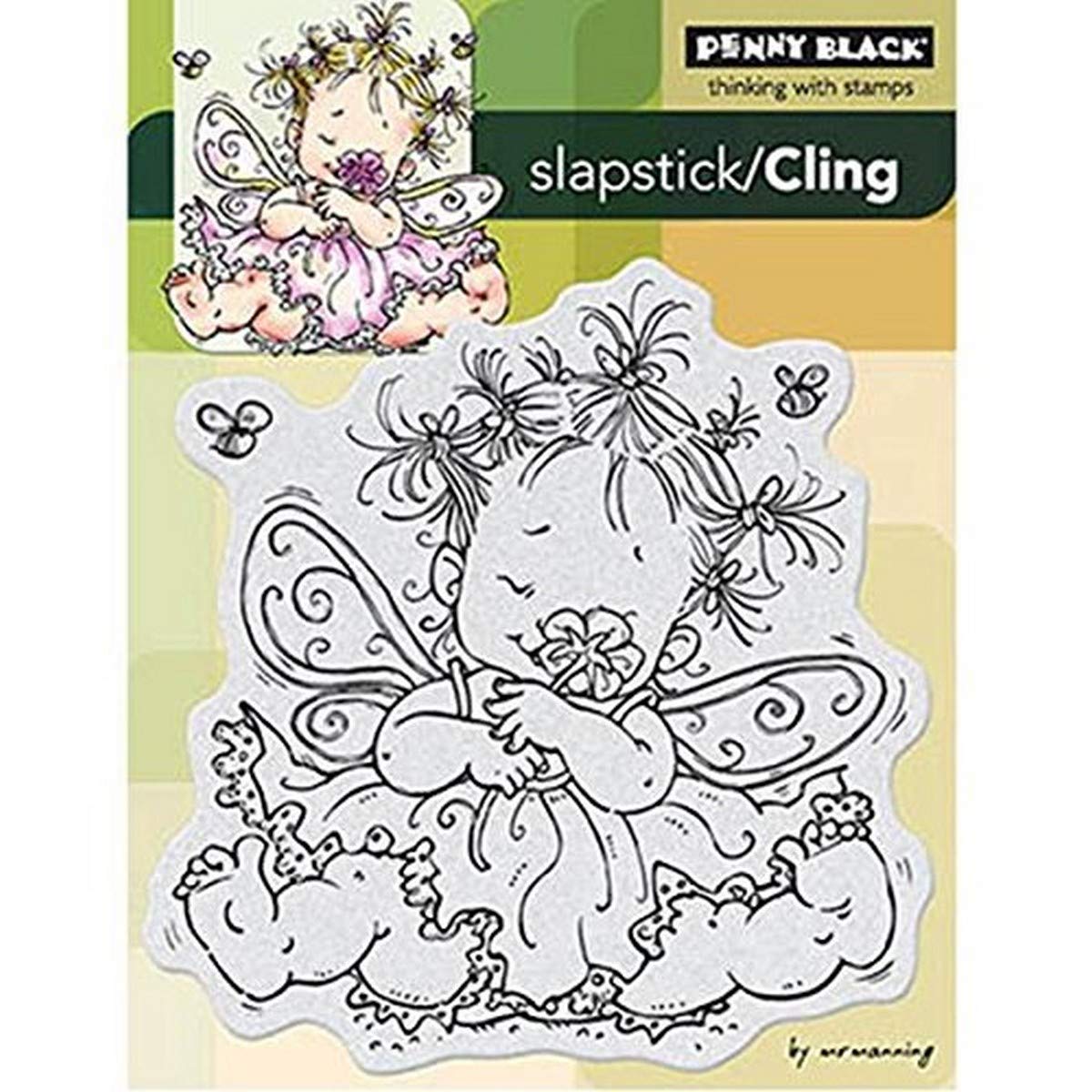 Penny Black Cling Rubber Stamp 5 x 7.5-inch Sheet-an Angel Among Us
