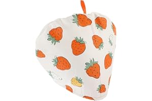 Hemoton Coffee Warmer Tea Cosy for Teapot Cotton Vintage Flower Printed Decorative Tea Cozy for Tea Pot Cover Insulated Kettle Cover Kitchen Breakfast Warmer Home Office Decor 33X23CM Teapot Warmer