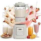 Encyclpo Nut Milk Maker Machine, 59.18 oz Automatic Nut Milk Maker with 11-in-1 Programs, Soy Milk Maker &amp; Baby Food Maker, Detachable Glass Pitcher, Auto Clean, Delay Start, Keep Warm, LED Display