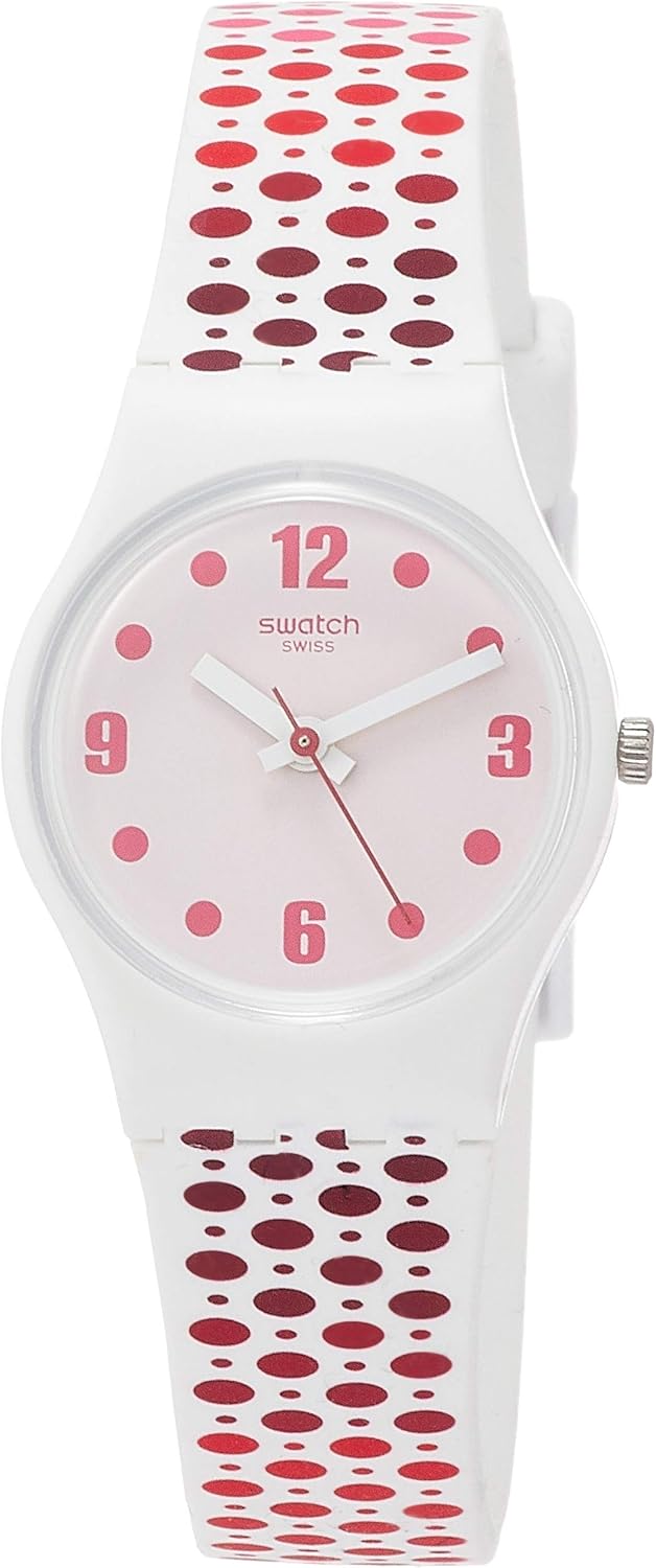 Swatch Womens Analogue Quartz Watch with Silicone Strap LW163 Amazon