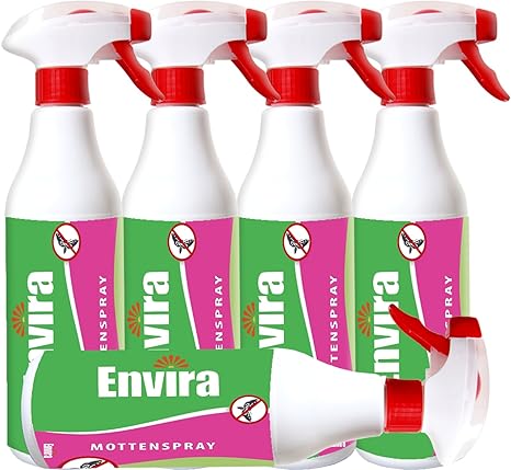 Mottenspray Mottenmittel ENVIRA 5x500ml