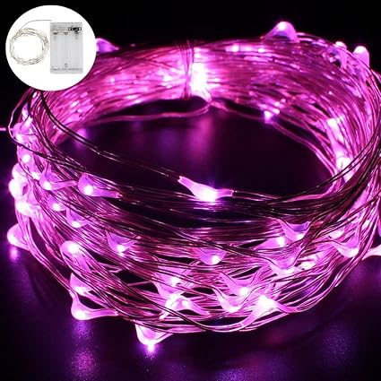 Amazon Com Kobwa Fairy String Lights 16ft 50 Leds Copper