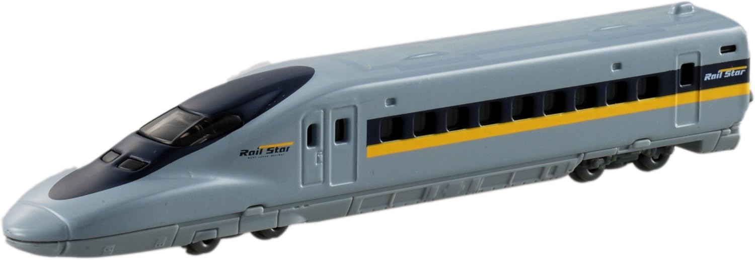 Amazon Com Tomica Takara Tomy 122 Shinkansen Series 700 7000 Hikari Rail Star Sanyo Shinkansen Toys Games