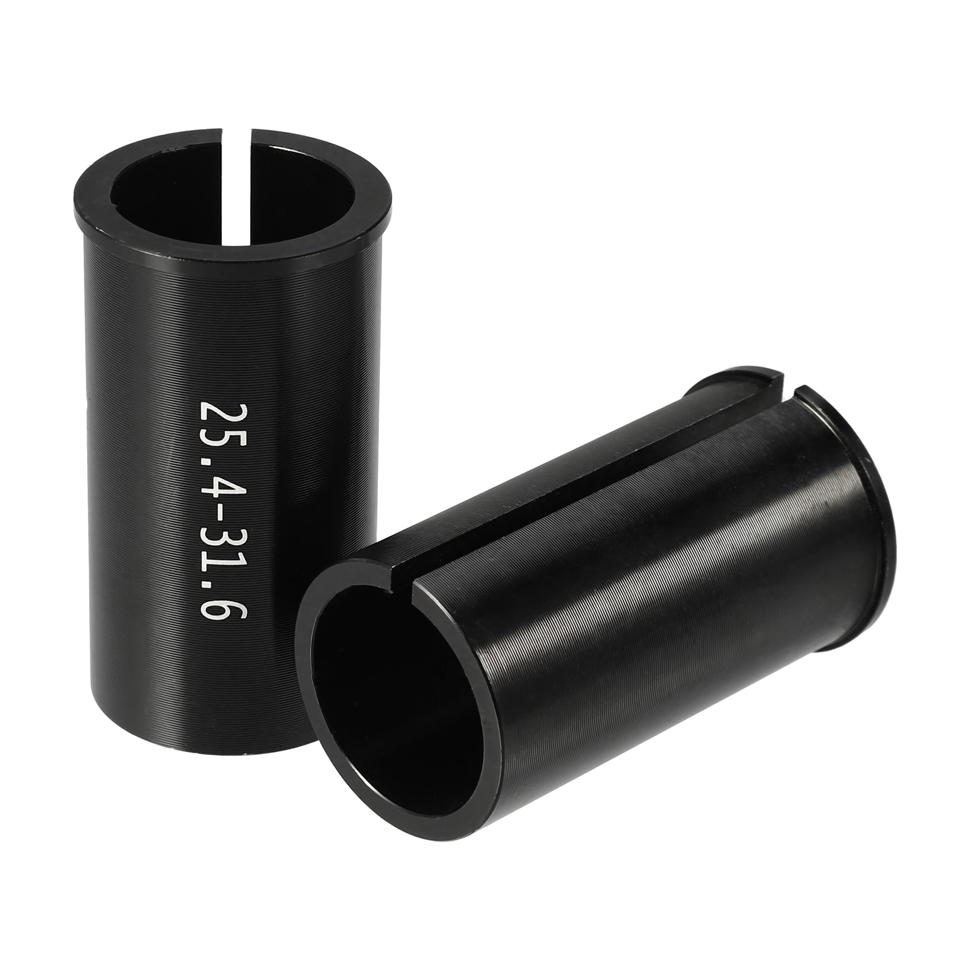 X AUTOHAUX 2 Pcs 25.4mm to 31.6mm Bike Seat Post Tube Adapter Reducing Sleeve