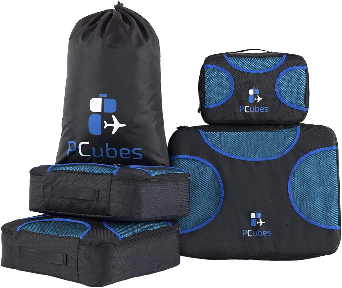 PCubes — Packing cubes set - Travel cube - Luggage organizer