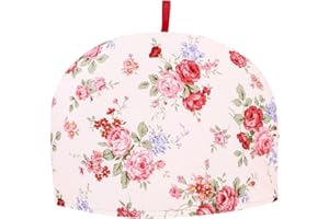 Angoily Teapot Warmer Tea Cosy, Insulation Cover for Teapot, Cotton Cloth Tea Cozy with Multi-Color Floral Design Keeps Warm and Protects from Dust Ideal for Home Kitchen 13.0*9.0inches/33.0*23.0cm