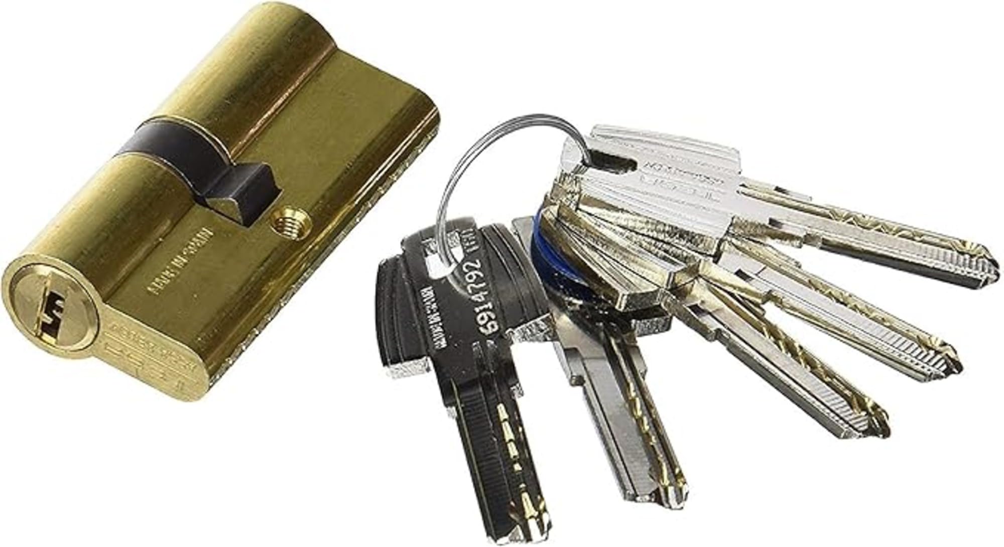 Tesa Securite France-Cylinder Lock Polished Brass t60-coloris 26Varies, 3010151