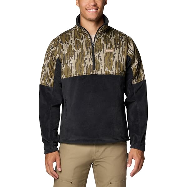 Amazon.com: Columbia Youth Boys PHG Overlay Half Zip Fleece