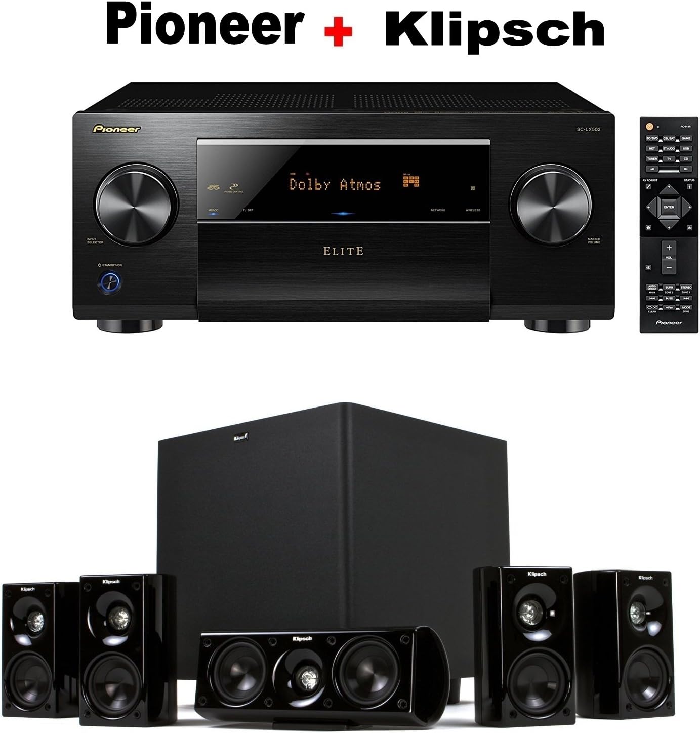 Pioneer Elite Audio & Video Component Receiver Black (SC