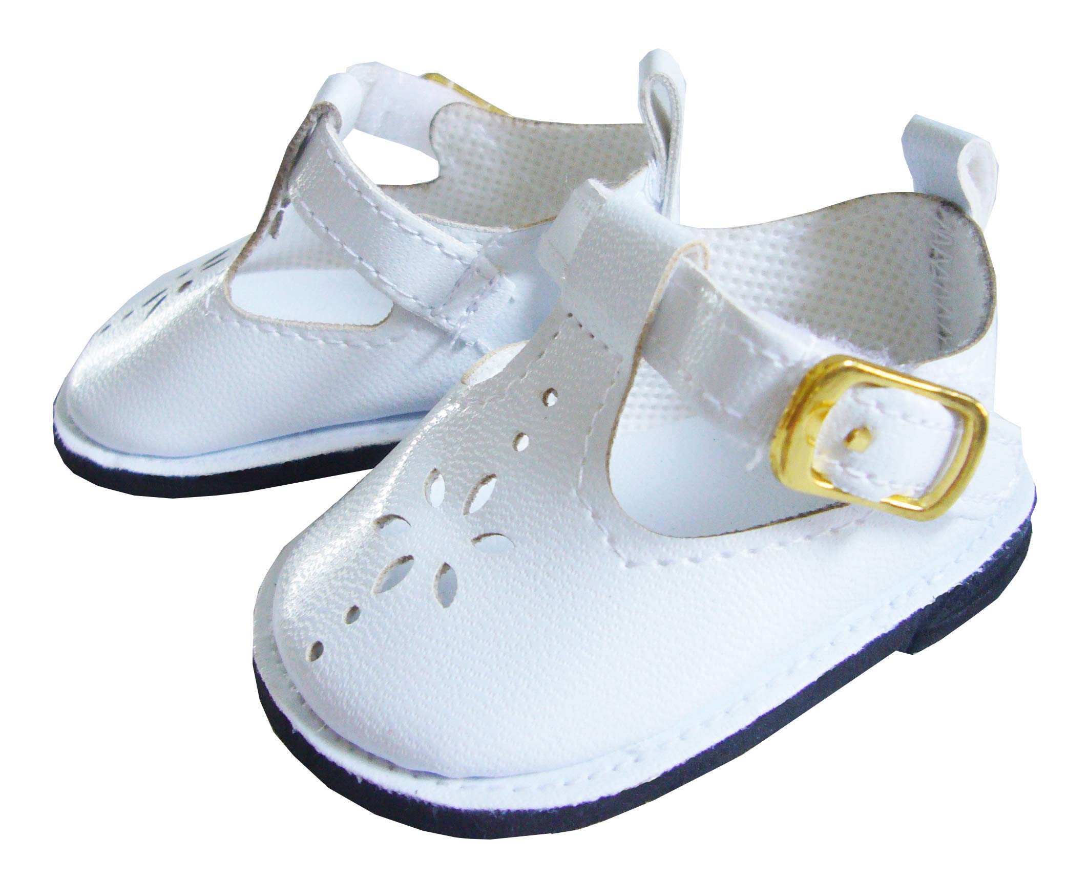 White TStrap Shoes for 18" American Girl Dolls Doll Accessories Buy