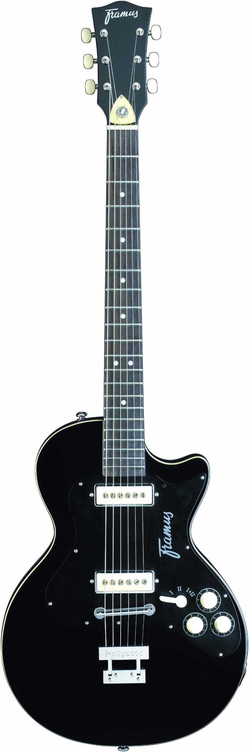 Framus Vintage Hollywood Singlecut FR05131HOLLYSCV30 - Electric Guitar - Black High Polish