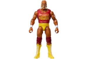 Mattel WWE Action Figure, 6-inch Collectible Hulk Hogan with 10 Articulation Points & Life-Like Look