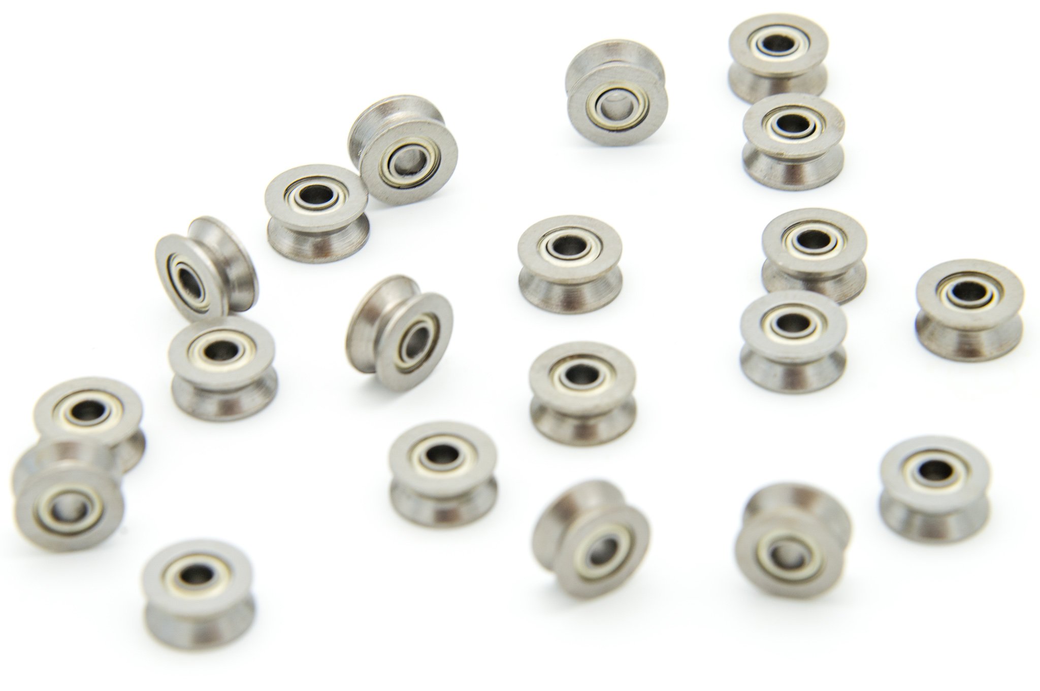 PROtastic® 624VV 4x13x6mm V Groove Sealed Ball Bearings V Groove 1.5-2mm deep : Pack of 20Pcs
