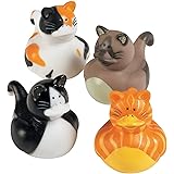 Fun Express Rubber Ducks, Assorted Styles, 12 Pieces, Birthdays, Grand Events, Party Favors, Table Decorations, Treasure Ches