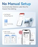 NIIMBOT B1 Label Printer Bluetooth Thermal 2'' Tape Portable view 8