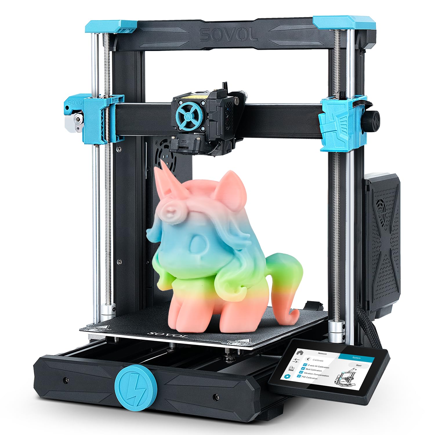 Photo 1 of Sovol SV06 ACE 3D Printer Open Source, 600mm/s Max High Speed 3D Printers, Fully Auto Leveling, with Camera Upgraded Structure Planetary Dual Gear Direct Drive Printing Size 8.66x8.66x9.84 inch