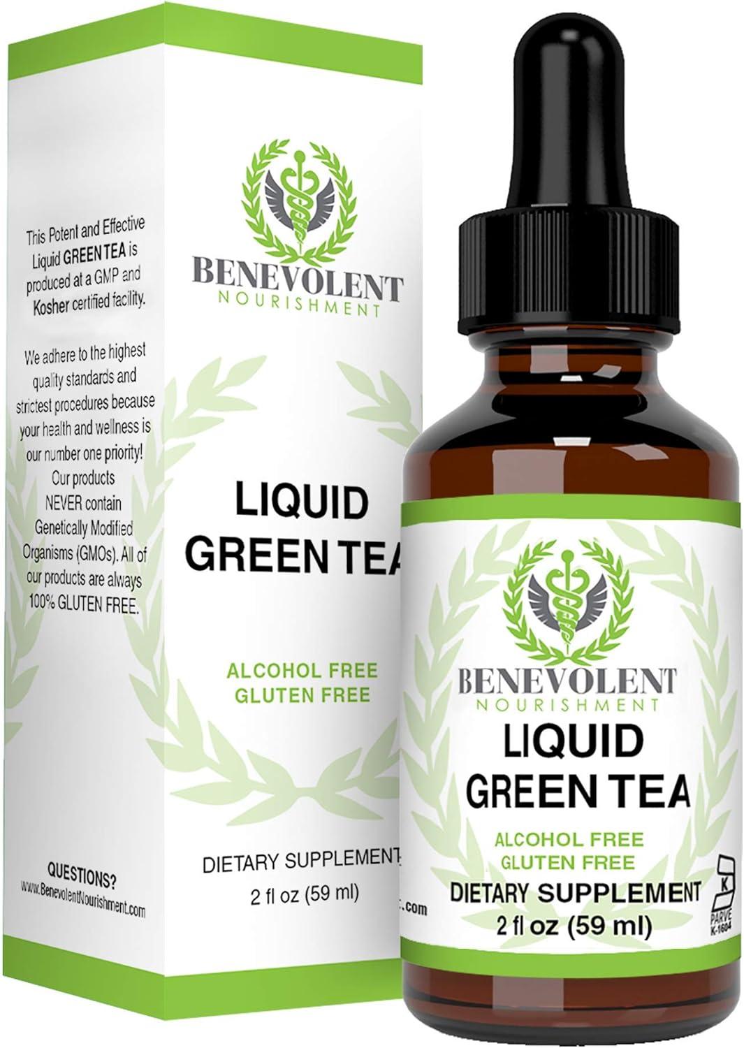 Green Tea Fat Burner - with EGCG Green Tea Extract Liquid, Max Potency for Weight Loss Support & Energy, 10 Cups of Green Tea Natural Antioxidants Polyphenols & Caffeine Non-GMO Alcohol & Gluten Free: Health & Personal Care