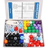 Swpeet 240 Pcs Organic Chemistry Molecular Model Student and Teacher Kit, Chemistry Molecular Model Student and Teacher Set - 86 Atoms &amp; 153 Bonds &amp; 1 Short Link Remover Tool