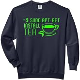 Sudo Apt-Get Install Coffee Linux Programmer Comfort Colors Adult Sweatshirt