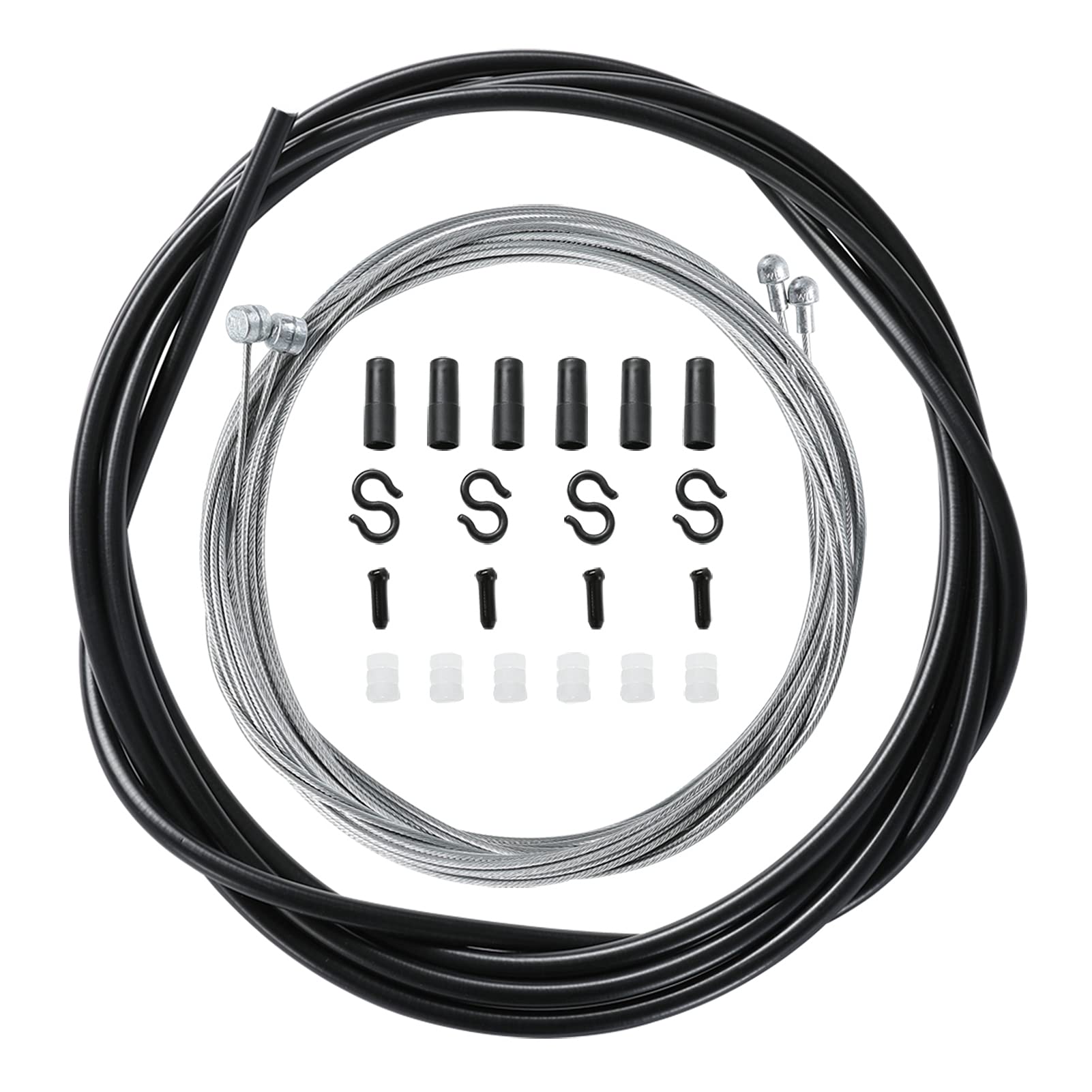 Bynccea Bicycle Inner Brake Cable Housing Kit for MTB Road Bike Universal