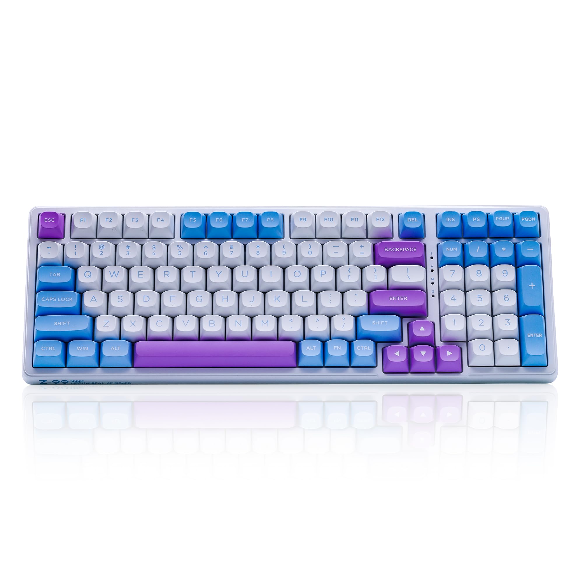 E-YOOSO Z-99 Gaming Keyboard, Wireless Mechanical Keyboard with Triple Mode 2.4G/USB-C/BT, 99 Keys, Linear Switches, Hot Swappable Mechanical Keyboard for PC/Mac