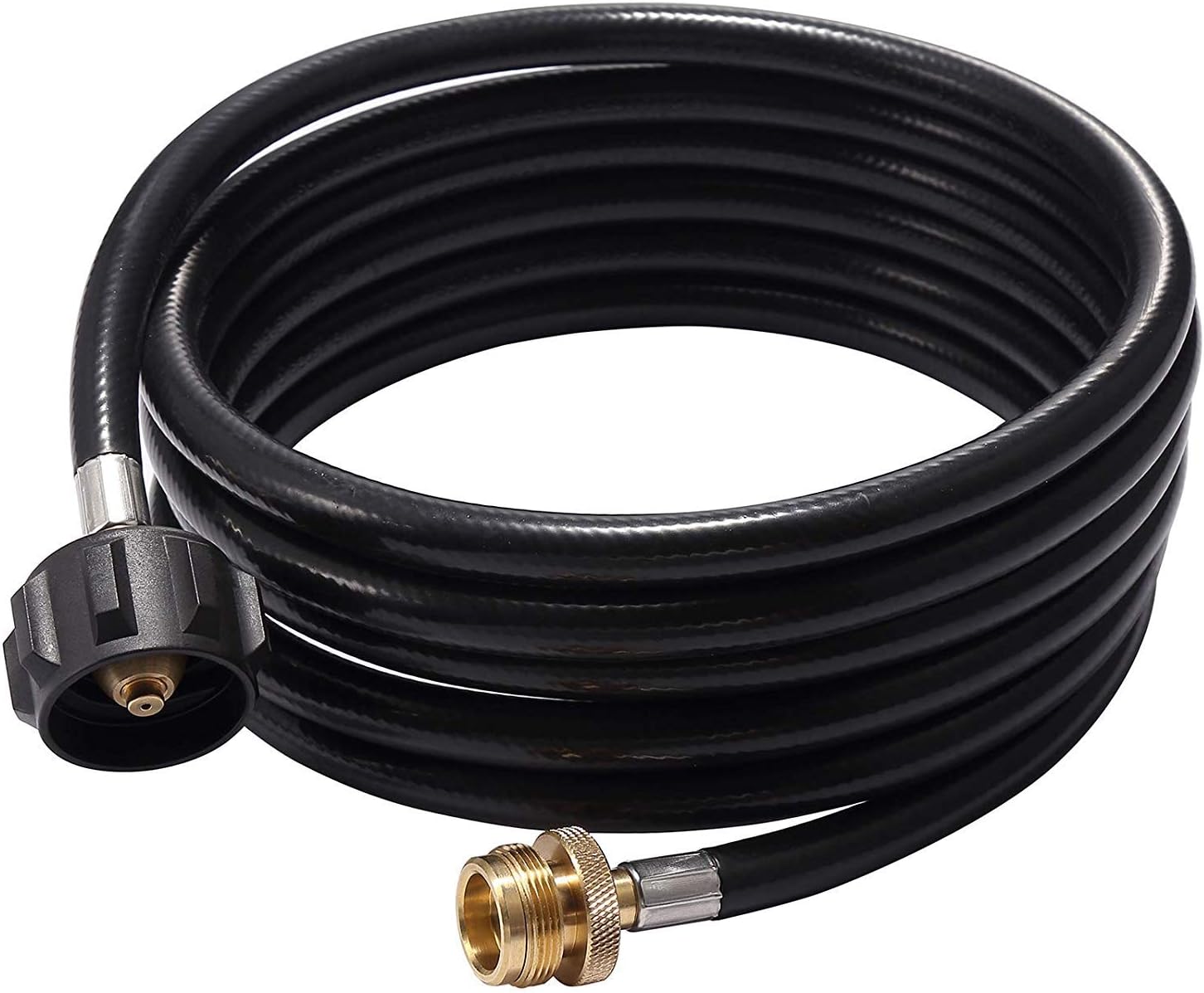 12FT BBQ Propane Adapter Hose 1lb to 20lb Converter Replacement for