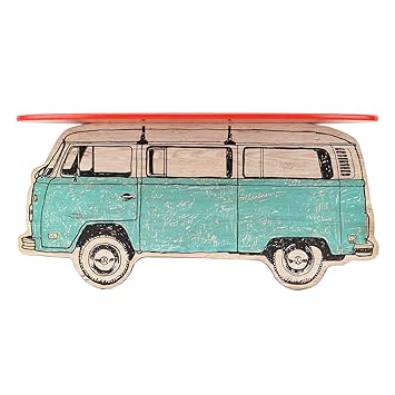 Amazon.com: Open Road Brands Retro Volkswagen Van Estante de ...