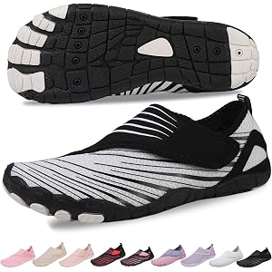 IEIRYE Voyabarefoot Shoes for Women Men 2026 Upgrade Wide Toe Box Barefoot Hiking Sandals,Non-Slip Adjustable Water Shoes for