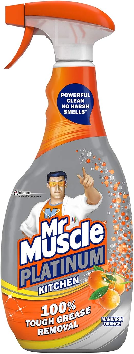 Mr Muscle Kitchen Cleaner, Platinum All Purpose Cleaning Spray