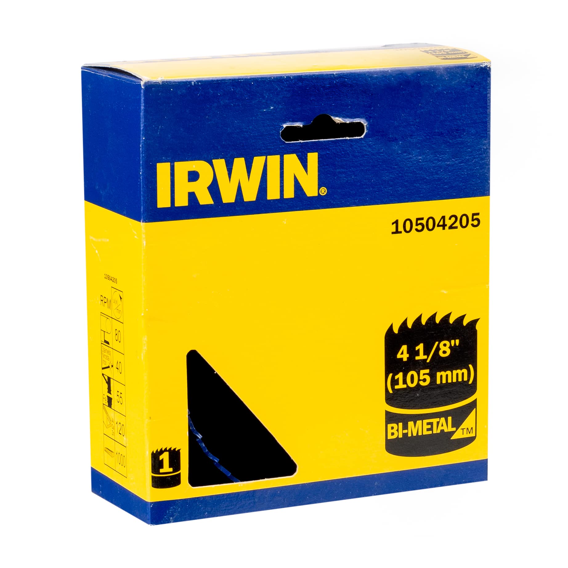 IRWIN 10504205 Holesaw Bi-Metal High Speed 66l 105mm โ image 1