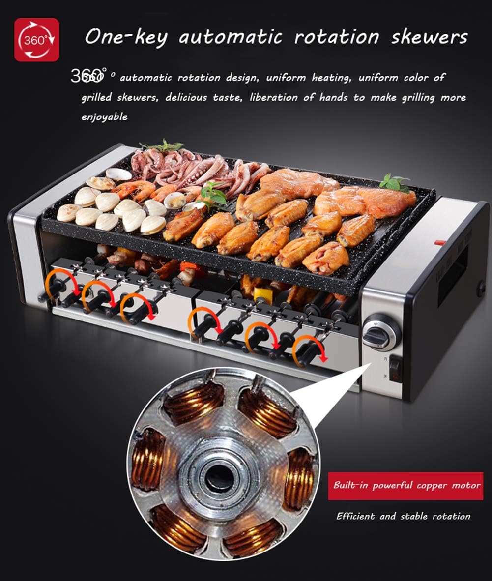 Review HOSUAI Indoor Grill Electric Grill Indoor Grill Adjustable