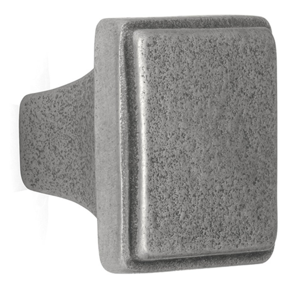 myoh SQKNB.510.30.1 Conwy Square Knob, 30mm Diameter, Pewter
